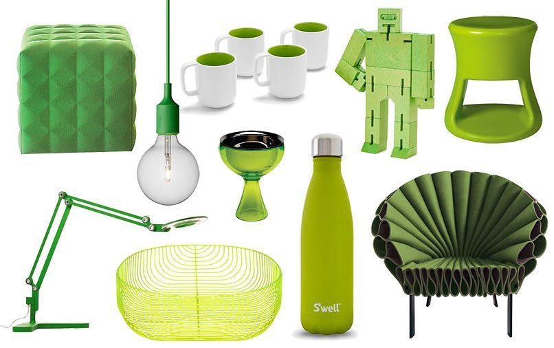 🌿 <a href="/pantone/">PANTONE</a> announced its Color of the Year for 2017 and it's Greenery! Take a look at 10 Greenery-inspired designs …