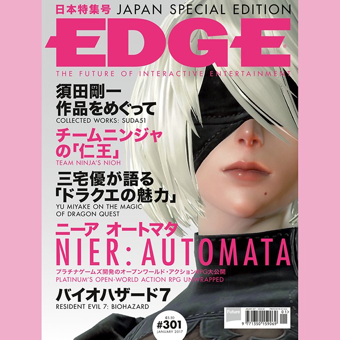 Yokotaro בטוויטר Edge の表紙にニーアが出てるんですが ファッション雑誌感スゴイ 表紙に日本語がありますが イギリスのゲーム 雑誌です Yokotaro בטוויטר Edge の表紙にニーアが出てるんですが ファッション雑誌感スゴイ 表紙に日本語がありますが イギリスのゲーム 雑誌です