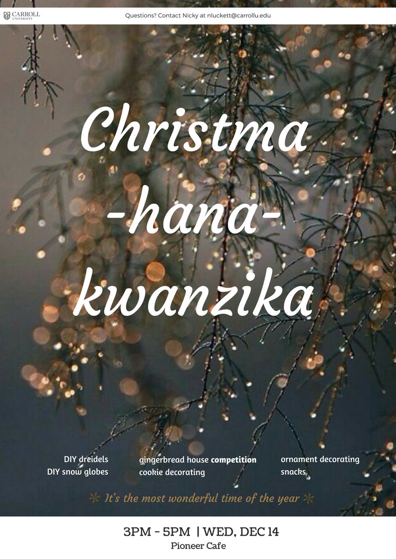CU_Diversity's tweet photo. Only 6 days until Christmahanakwanzika! https://t.co/Dh9NP8OULT