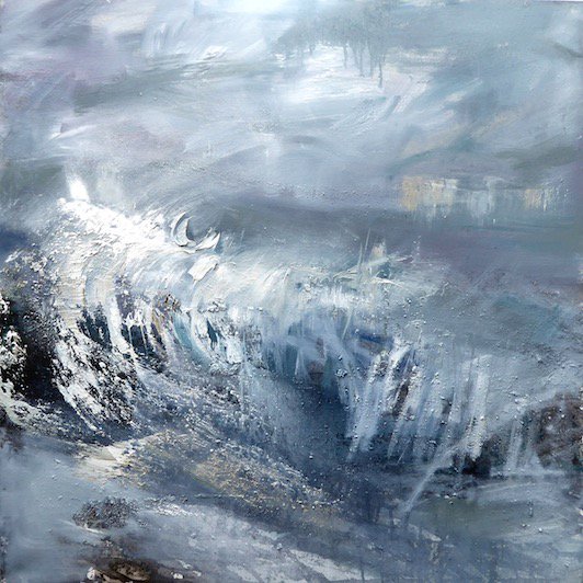 NEW IN: Gorgeous #coastalpaintings by #SallyWyatt #seascapes #UKart #contemporaryart #Cotswolds #waves