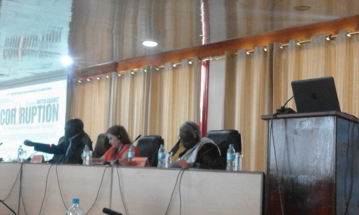 LawyersofAfrica's tweet photo. #CSFII2016 Plenary on #AfricanHuRiPlan: is corruption an obstacle to realization of #humanrights? @africanhuriplan https://t.co/ih94IZ6nIH