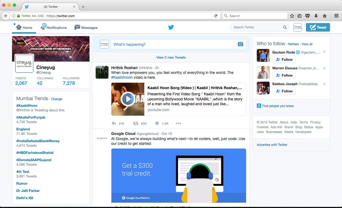 Cineyug's tweet photo. #Rumor trending on twitter.Only #2DaysLeft #Cineyug @rumorpopup https://t.co/AOVUa4EP7l