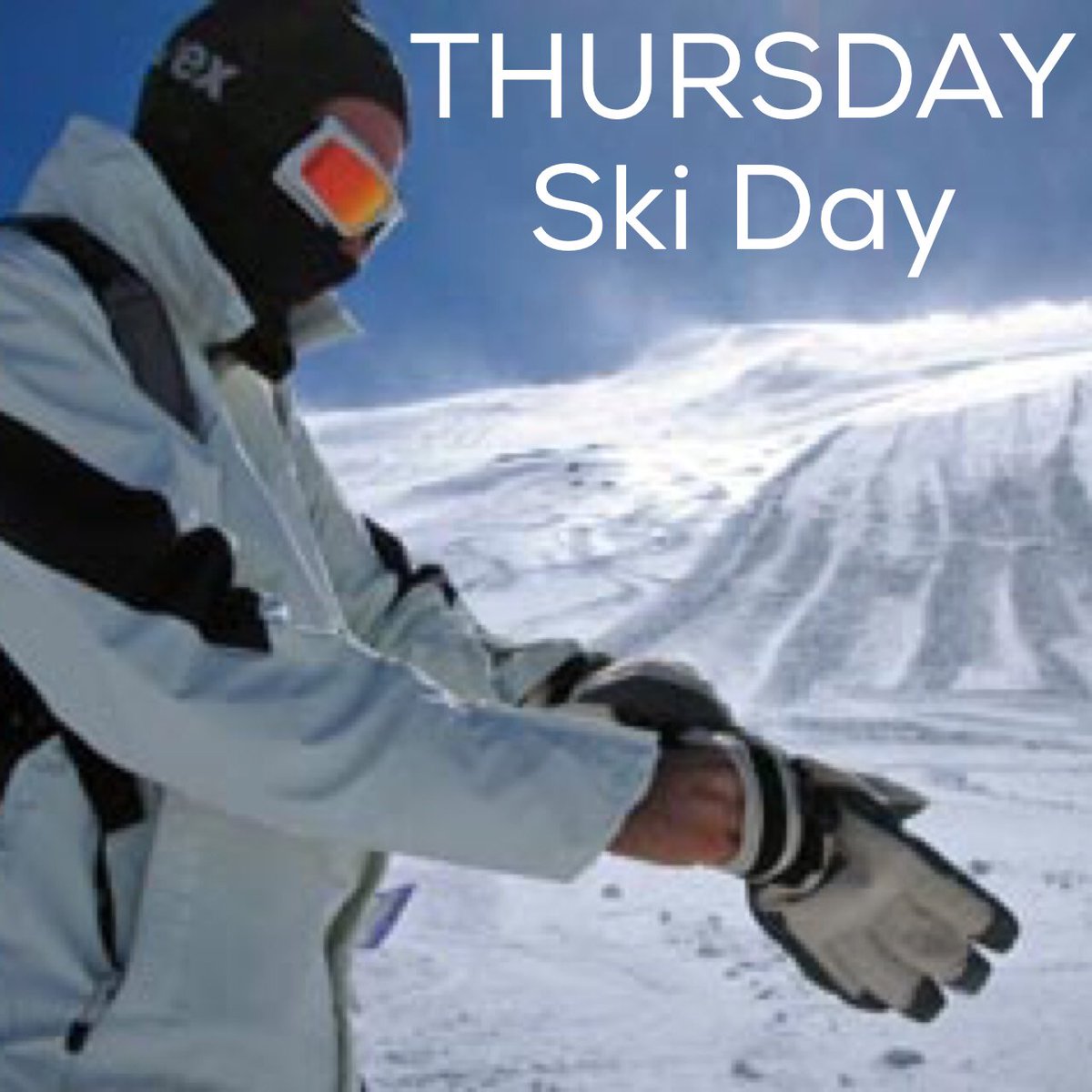 PadreBobCHS's tweet photo. Baby it's cold outside! Bundle up! Perfect day to wear your Ski gear for the Week of Winter at CHS! #weekofwinter #itsalmostfinals https://t.co/VO4RPM4luw