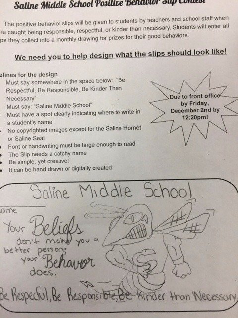 DrRedwolves's tweet photo. Students Voting During Lunch for their choice for the "SMS Behavior Bucks" design created by 3 of our students. #studentledfuturefocused https://t.co/i8UQlAtJOw