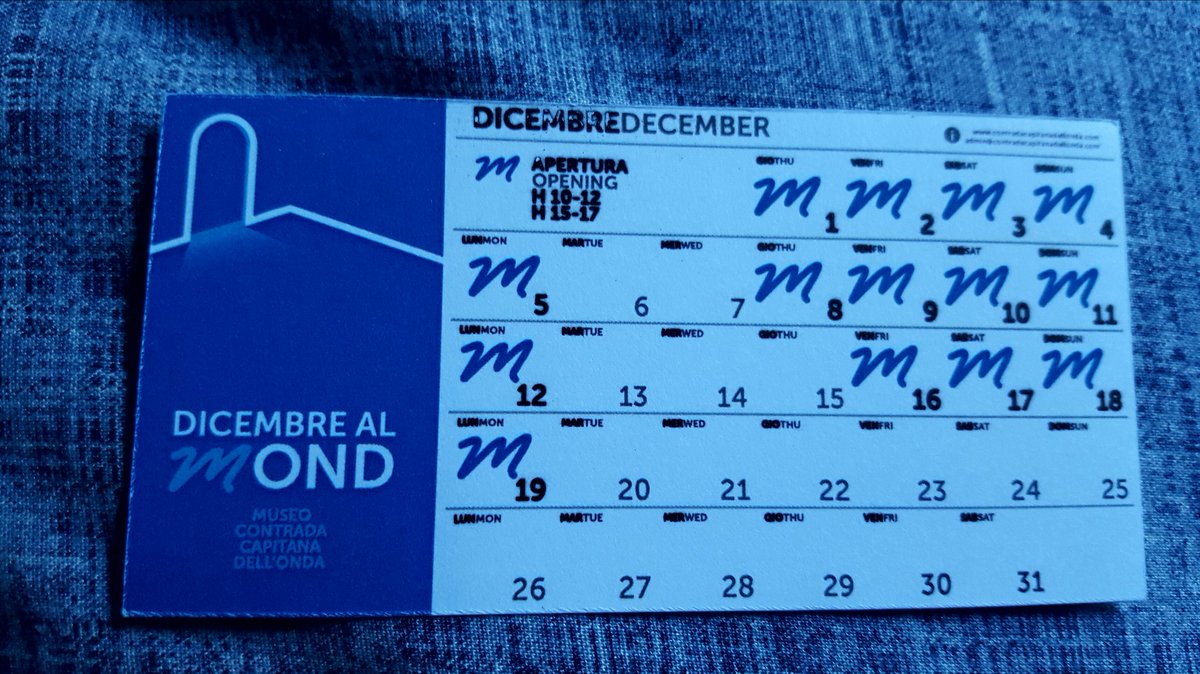 pieradf's tweet photo. A dicembre visita il MOnd #contradacapitanadellonda #museitaliani #Siena https://t.co/VS89Y67Ti6