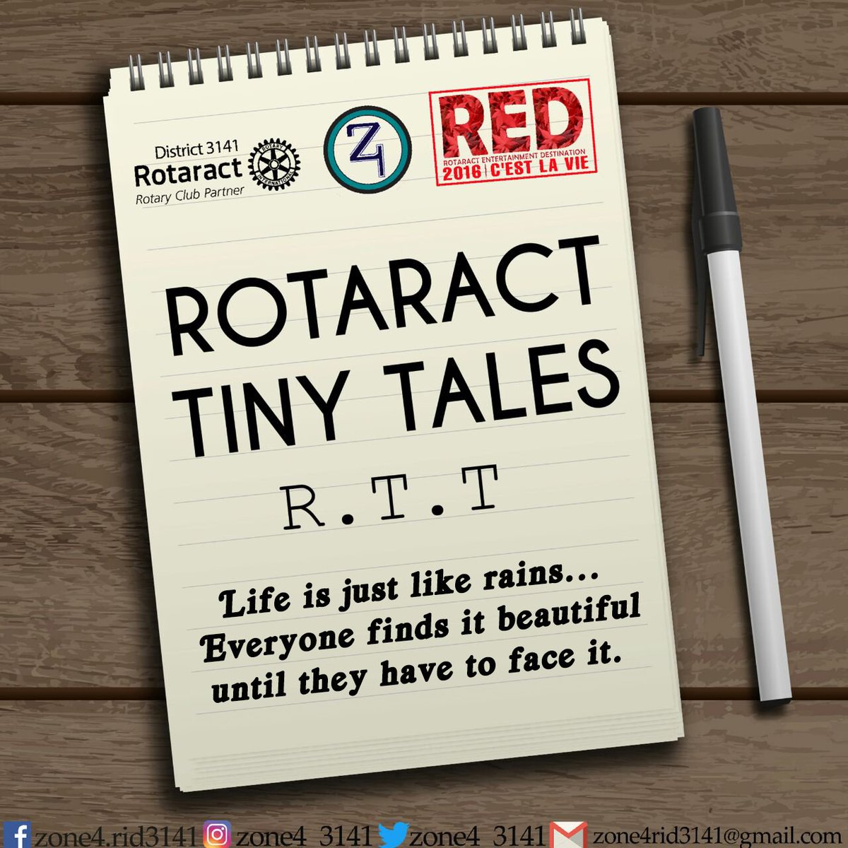 zone4_3141's tweet photo. Life is just like RED. Everyone wants the attention until they have to organise the entire zone to participate. 

#RED16 #WeareCST https://t.co/7W4EXmnEh6