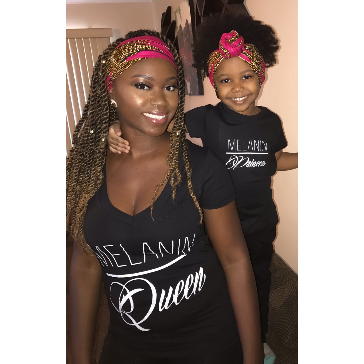 LoveFreeMiniMe's tweet image. Melanin Queen 👸🏾 Melanin Princess 👑👧🏽 Shirts on sale now!