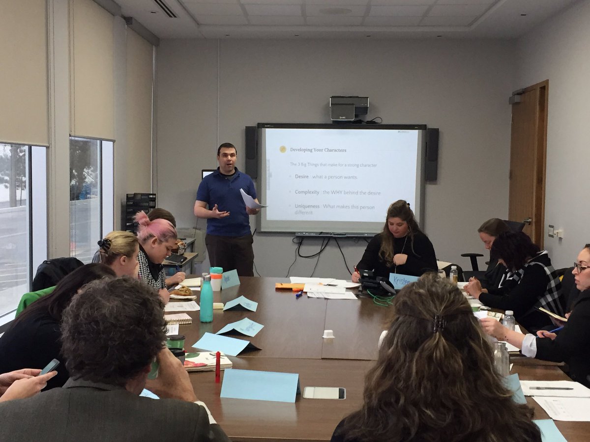 FundraisingEPIC's tweet photo. Sharing and learning with @EdMochrie about how to tell an impactful story https://t.co/Cz5aWGZ34w