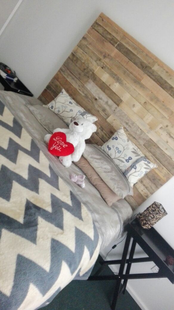 TimberSet's tweet image. TimberSet 

Another Happy Customer!! Pallet Wood Headboard done by TimberSet!!
