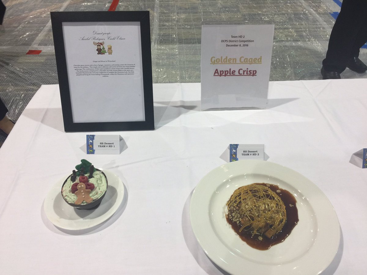 OCPSDeputySupe's tweet photo. .@ocpsotc proud of the student's work @worldcenter! The competition is "heating up!" #CulinaryComp @OCPSnews https://t.co/tr1aQXfN7o
