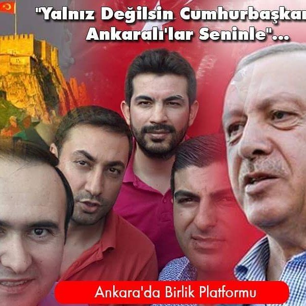 bayrammutlu7's tweet photo. "Yalnız Değilsin Cumhurbaşkanım,
Ankaralı'lar seninle"... 
@RT_Erdogan 
#AnkaradaBirlikPlatformu https://t.co/0zz1lN1J2m