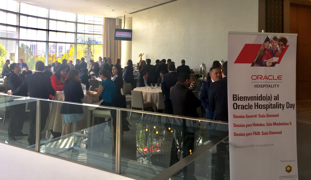OracleHosp's tweet photo. Gracias a todos los que participaron del Oracle Hospitality Day in México, y un agradecimiento especial a nuestro patrocinador, #Omnibees! https://t.co/wNWFdQcnLc
