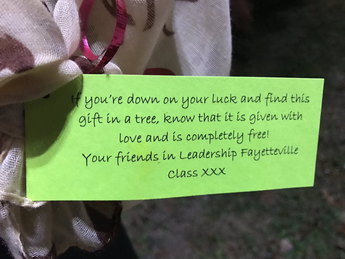 Acts of kindness on Razorback <a href="/NWAGreenway/">Razorback Greenway</a> Trail last night.  <a href="/accessfay/">City of Fayetteville</a> <a href="/Springdale_AR/">City of Springdale</a> <a href="/Rogers1881/">City of Rogers, AR</a> <a href="/bentonvillecvb/">Visit Bentonville</a>