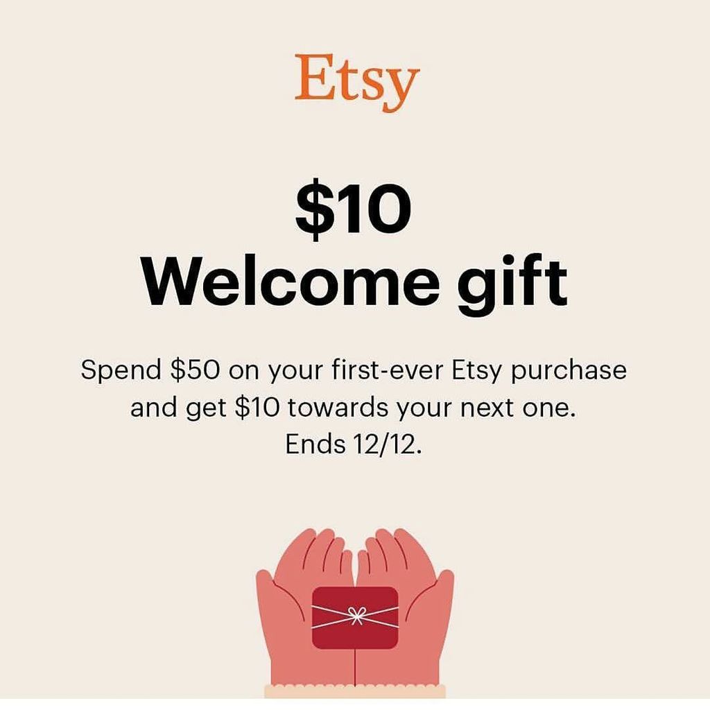 twistedTAH's tweet photo. Never shopped Etsy before? Enjoy a $10 welcome gift from @etsy. Spend $50 or more on your … https://t.co/4Cal36Mj0w https://t.co/sqxPfQDW46