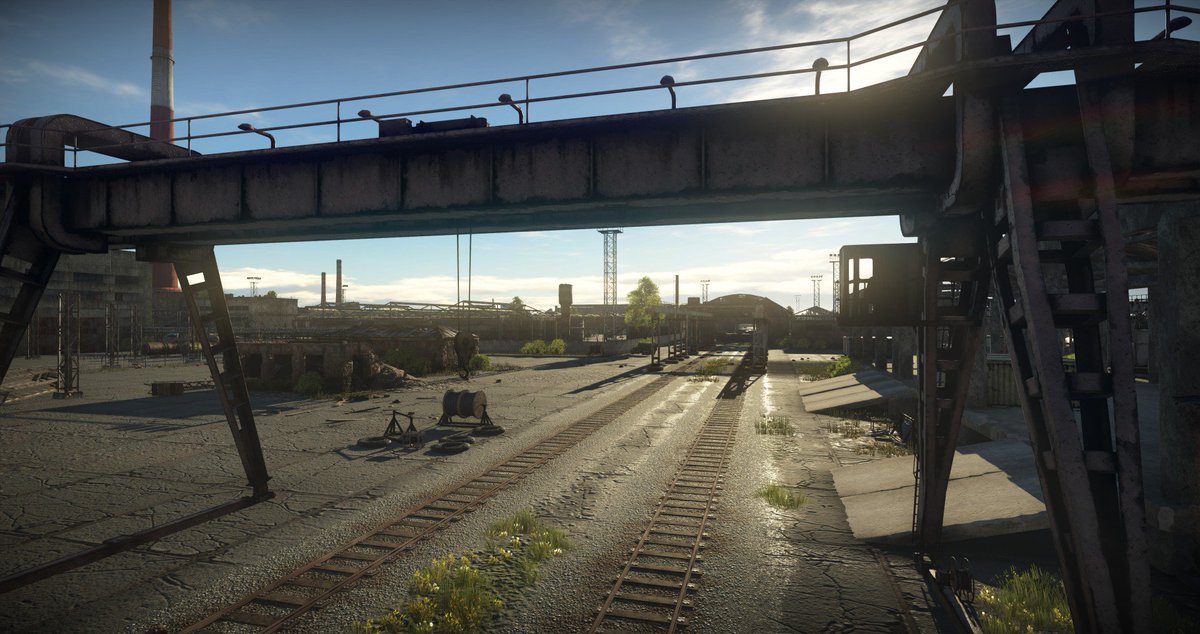 WarThunder's tweet photo. A new location for air and ground forces "Abandoned Factory" will be a maze of concrete and metal - visit https://t.co/JH8Tao1LXZ https://t.co/R34cPWbNOl