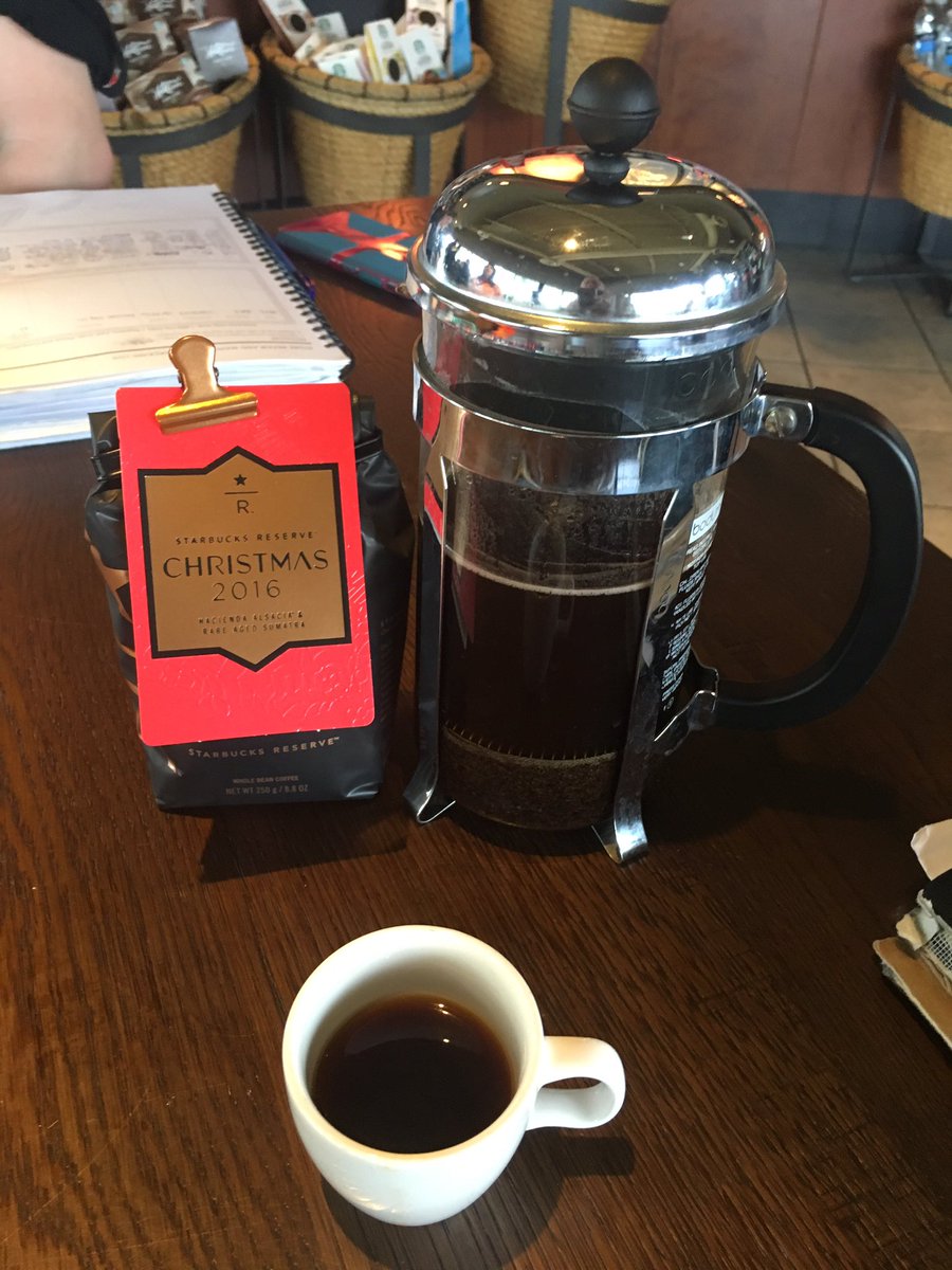 Enjoying first cup of Christmas Reserve for the Holiday Season <a href="/starbucksprtnrs/">Starbucks Partners</a> #tobeapartner