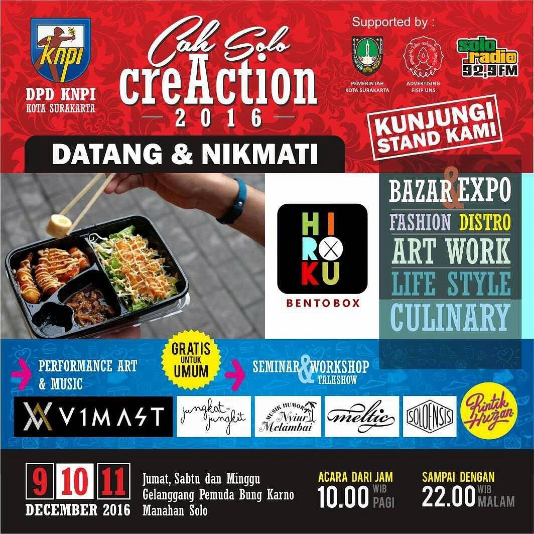 Food festival at gelora bung Karno Manahan solo