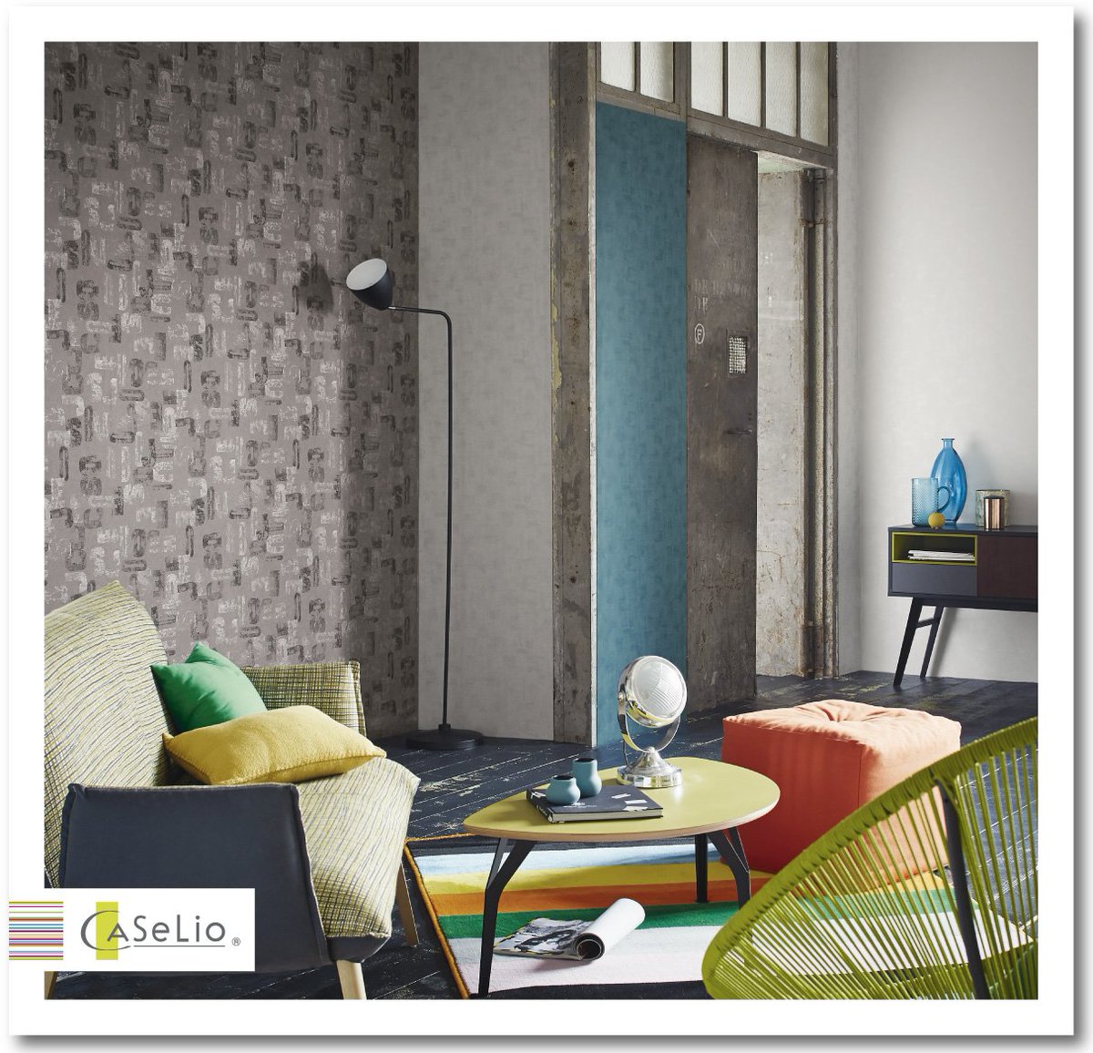 caselio_FR's tweet photo. Elégance extrême du traitement patine qui offre au papier peint de luxueux reflets.
#papierpeint Loft https://t.co/pmIQZUoXin
#wallpaper https://t.co/31XDC0OIbO