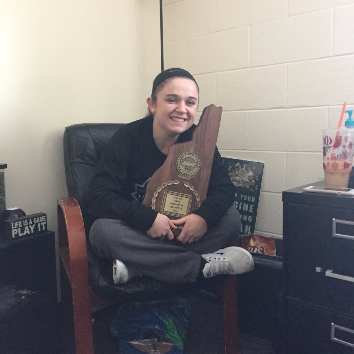 JSRHSgsoc's tweet photo. Never gets old #statechamps #teamfirst https://t.co/Vqug1e3qeq