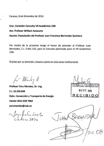 jfbq1947's tweet image. #USBve #consultaUSB
Mi registro de postulación al VR Académico USB
@APUSB @aeusb @FCEUSB @DEFCEUSB @Alumn_USB