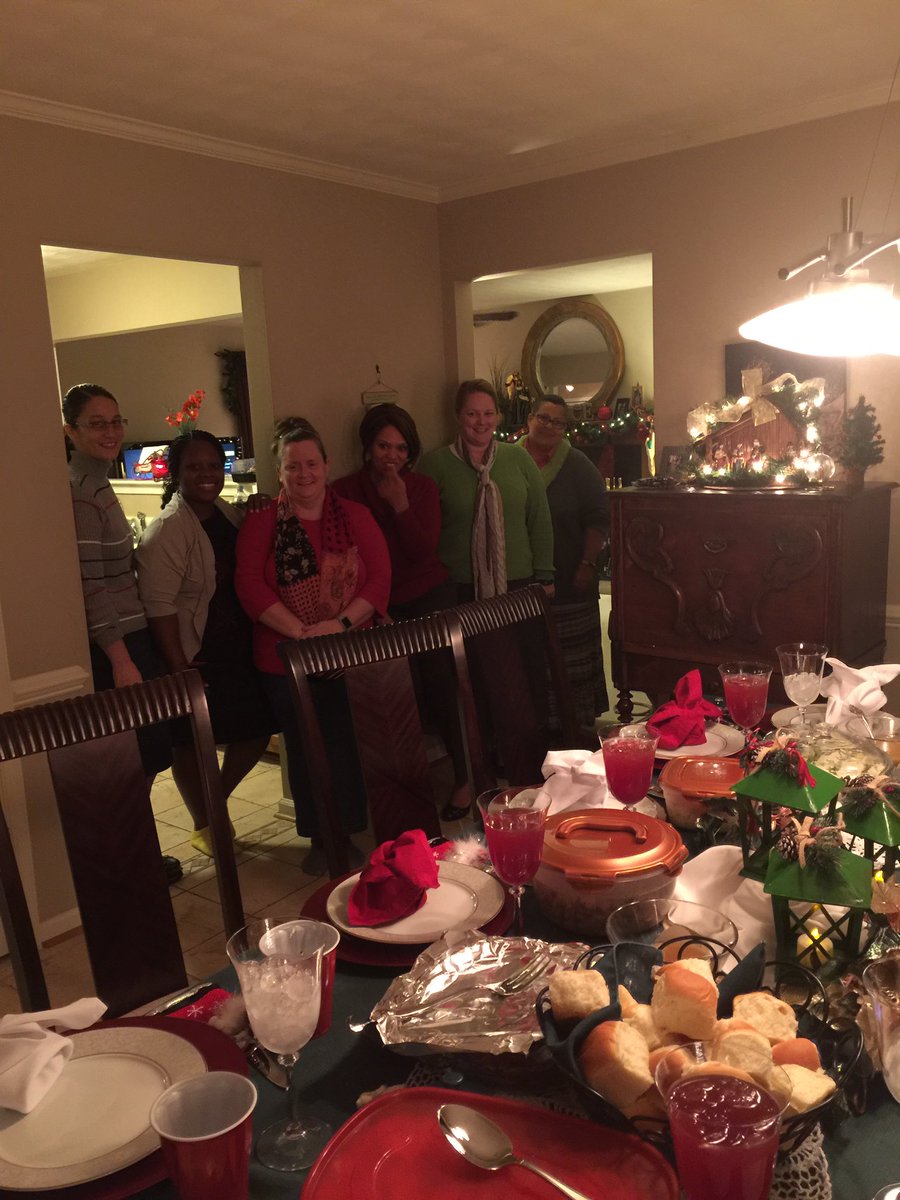 MariaTArango's tweet photo. What a wonderful Christmas social with these ladies I love! Some are missing from pic. #completewithwassail #merrychristmas #lovedhosting https://t.co/EM2lXWd2k2