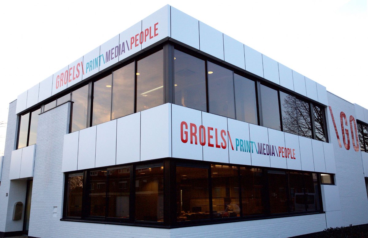 GROELS_GO's tweet photo. Tijd voor een nieuwe en scherpe positionering en profilering van Drukkerij Groels! https://t.co/5OMJiXYMU4 #Groels https://t.co/J1NoKMGg4F