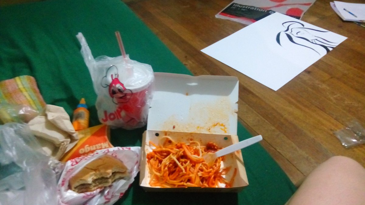 tita_riri's tweet image. Thanks for supporting me in these rough times @Jollibee #FinalsWeekMotivation #oneexam #andthreeplatestogo #kerikotomgabes