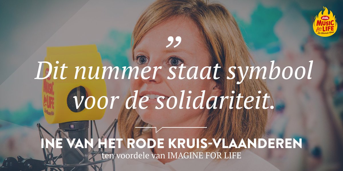 .<a href="/dez_mona/">Dez Mona</a> covert John Lennon's Imagine voor <a href="/RodeKruisVL/">Rode Kruis-Vlaanderen</a>, één van de meer dan 1000 goede doelen van #MFL16 bit.ly/2goA5le