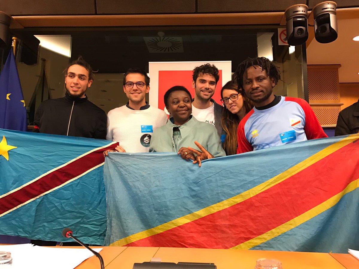 MoningaOnlus's tweet photo. Oggi al #Parliament con @ckyenge @johnmpaliza e #Riccardo per #SaveBeni #Brussels #DRCongo https://t.co/fwsB8tW66z