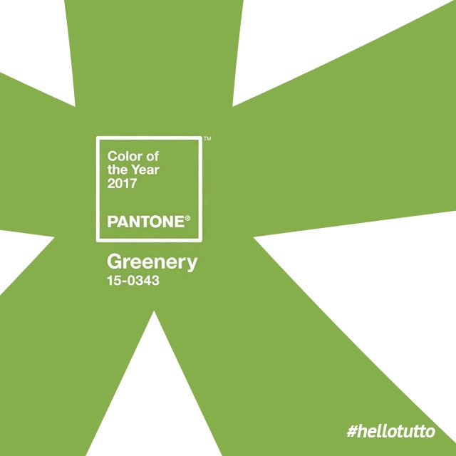 hellotutto's tweet image. ¡El 2017 ya tiene color! #Greenery 🍃
#hellotutto #Pantone #ColorOfTheYear @pantone