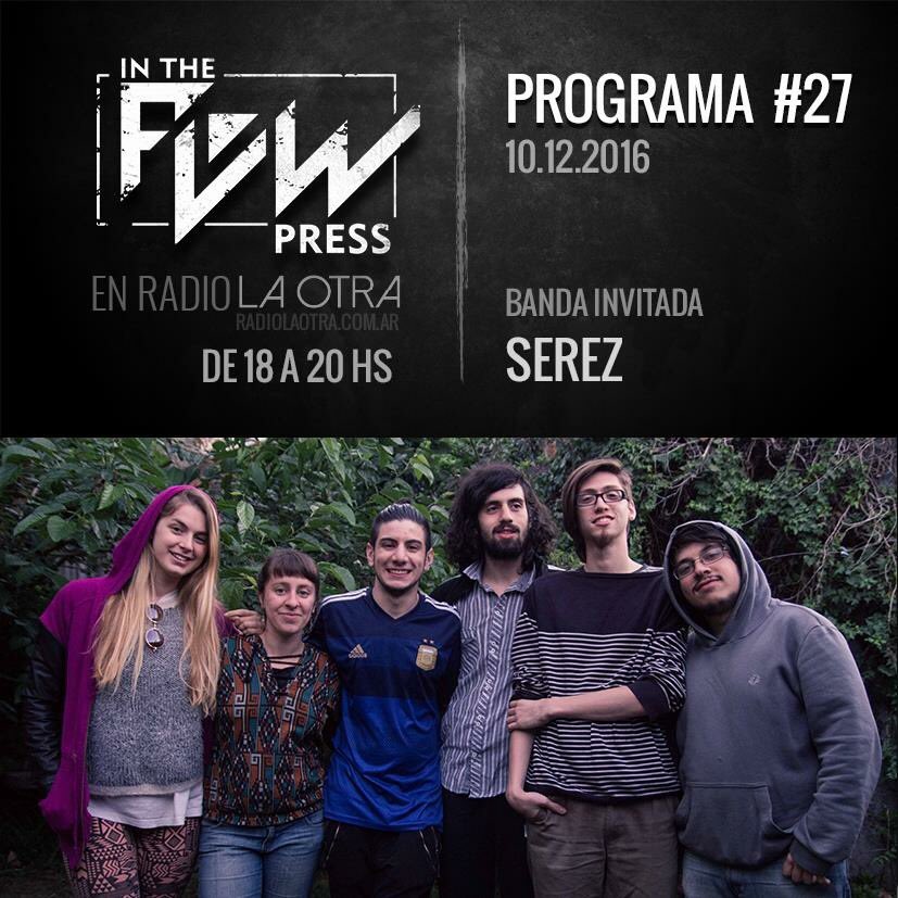 intheflowpress's tweet photo. Este sábado llega un nuevo programa de #InTheFlowPress por @RLaOtra, ¡con la visita de @Serezmusica! https://t.co/VEUjd9fGJi