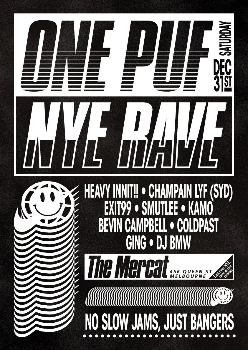 <a href="/ONEPUF/">ONEPUF</a> NYE RAVE - <a href="/themercat/">The Mercat</a>