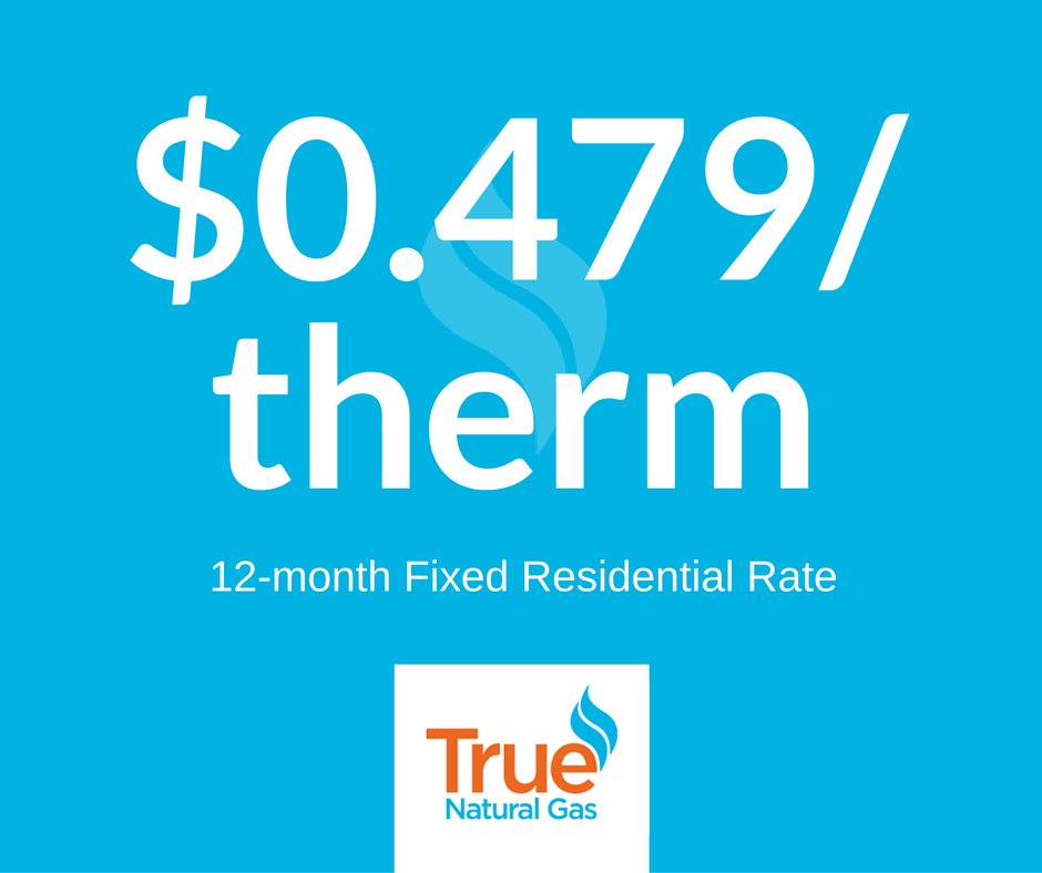 TrueNaturalGas's tweet image. Switch to TNG for one of the lowest 12-mo fixed residential rates in GA: $0.479/therm! Call 770-502-0226 or click:  truenaturalgas.com
