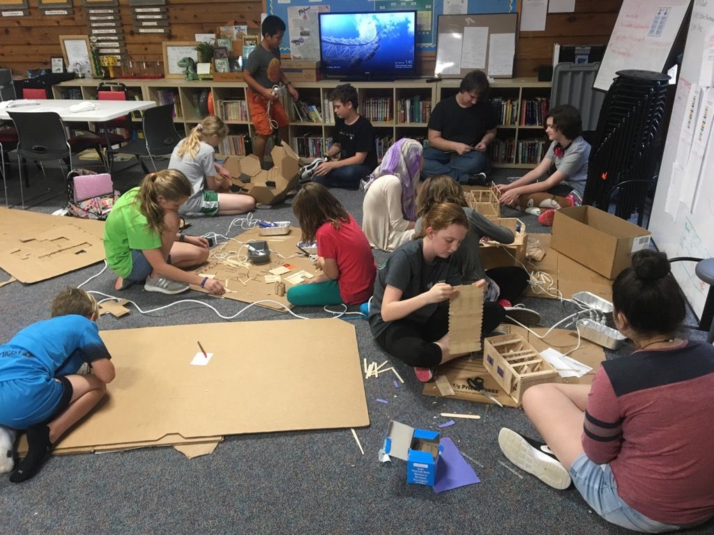 Building is messy! Our Heroes are taking a deep dive into #architecture and #learning how culture &amp; people influence architecture. #pblchat