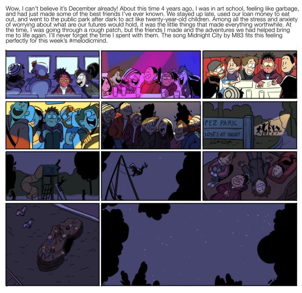 NickArtists's tweet photo. Najja remembers the good times in this week's #melodicmind. Featuring, Midnight City by M83 https://t.co/4WISArd81y