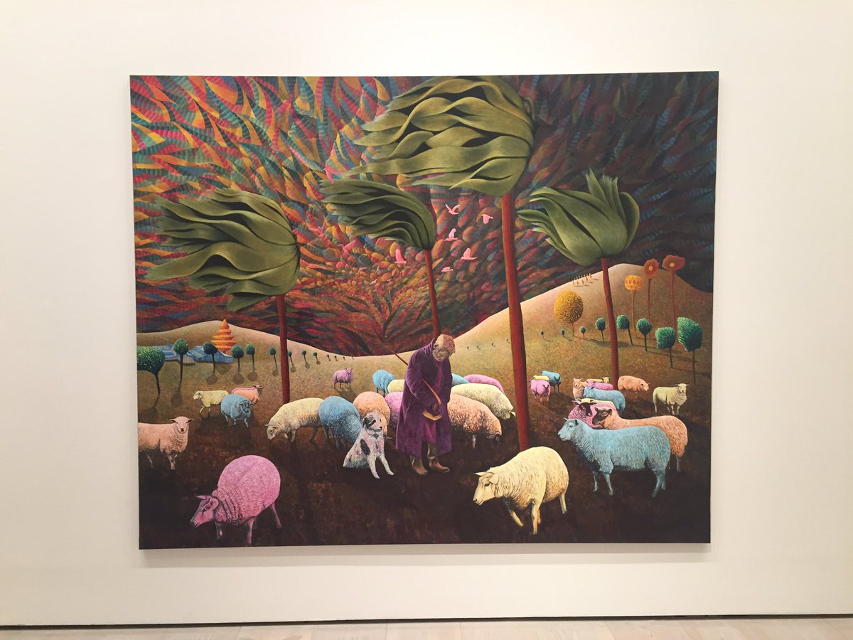 CarlFreedman's tweet photo. ✨#davidbriansmith @saatchi_gallery #painterspainters #exhibition #soloroom #london #today #nowopen #painting #contemporaryart https://t.co/8JtUX1BkaO