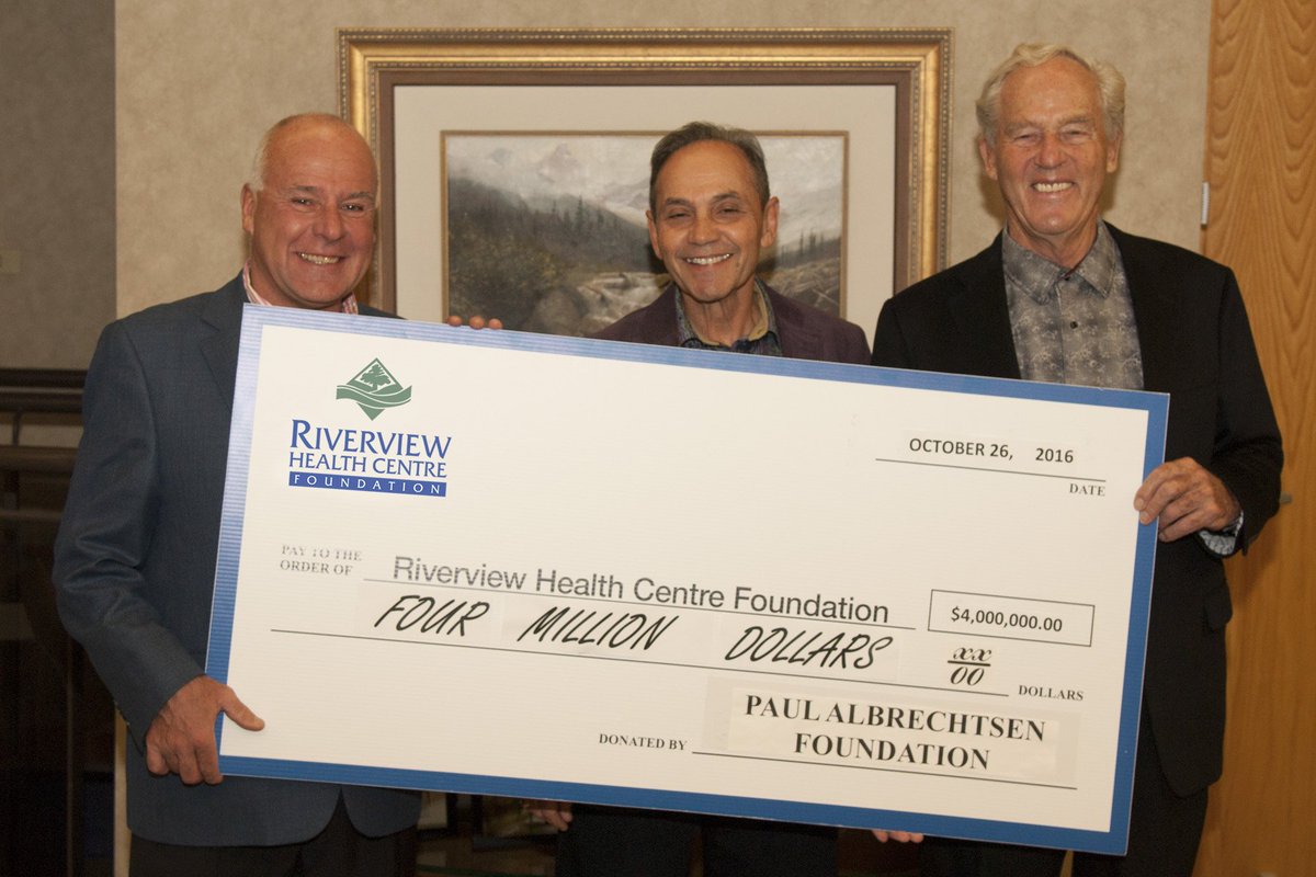 Thanks to generous $4 mil. donation from Paul Alberchtsen to our  Alzheimer Centre of Excellence, we're on our way to our $7.6 mil. goal!