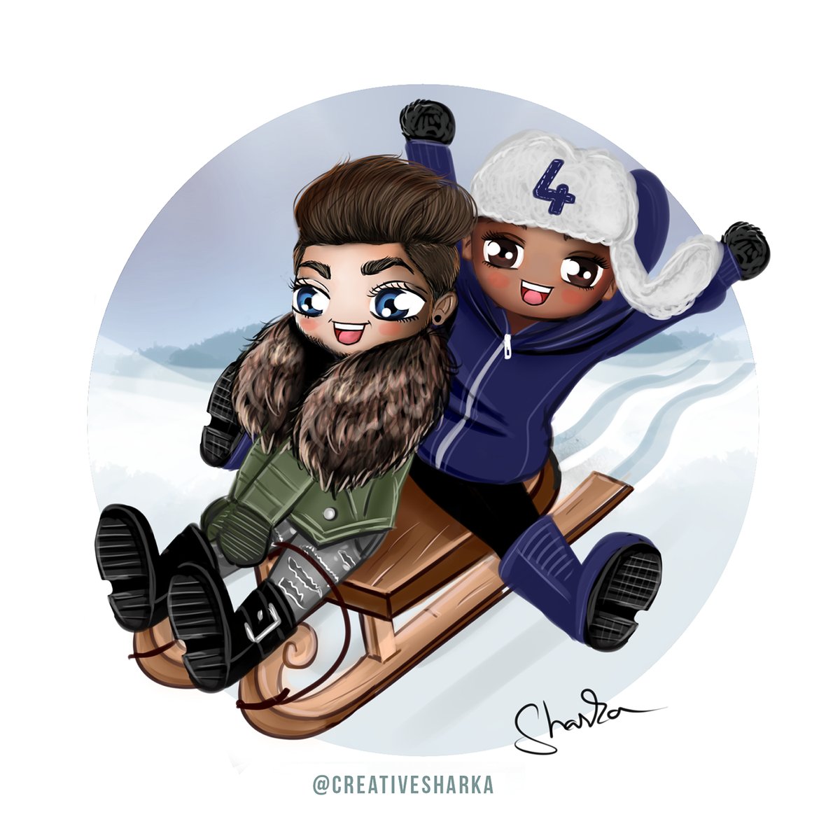InLoveWithADAM2's tweet photo. #Winteriscoming 😍😍⛄️⛄️⛄️❄️❄️❄️
#ChristmasCountdown 👏🏻👏🏻💝💝🎅🏻🎅🏻🎅🏻🎅🏻🎅🏻
#Cute #FANART by @creativesharka 
#Glamily #glamberts #adamlambert #xmas https://t.co/VIoQlRxkQi