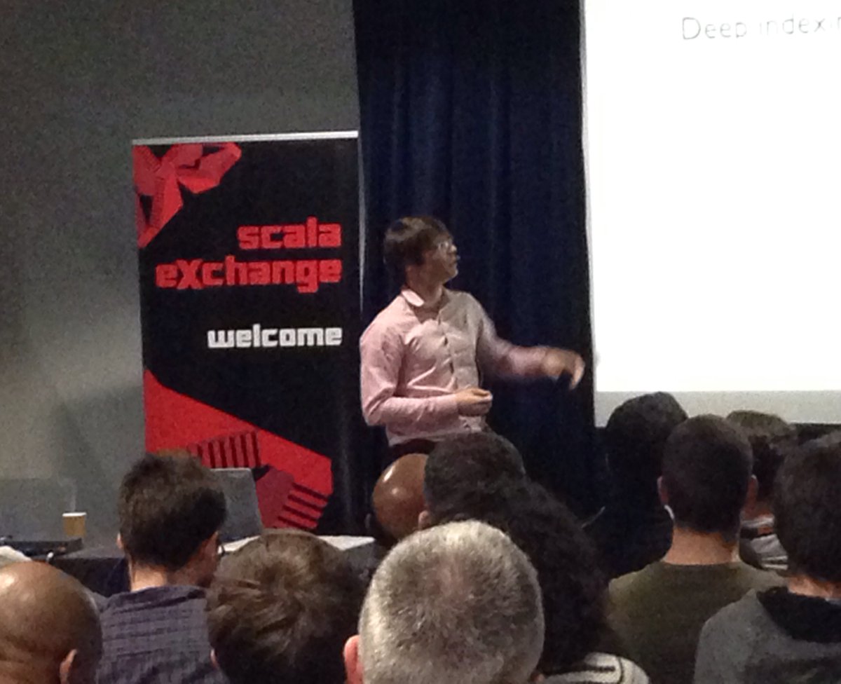 SophieAtSM's tweet image. Happening NOW at #scalaX [room 3]: @JulienTruffaut explores the use of #optics in creating #JSONPath