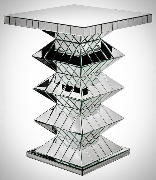 hoffurniture's tweet photo. This gorgeous Mirrored pedestal table is now available to order 😍 call us on 0161 222 7973 https://t.co/jf7H5vASKu