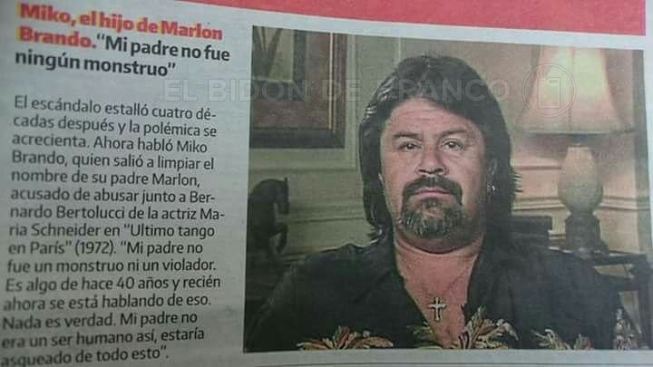 LaGrondonaTwitt's tweet photo. Sin dudas el hijo de Marlon Brando es igual a Pichu imitando a Caruso Lombardi. https://t.co/oreW2rJGYA