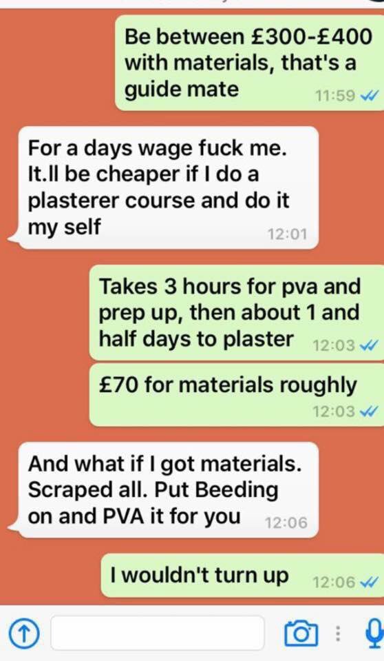 OnTheTooIs's tweet photo. Sometimes you've just gotta tell the customer how it is.. https://t.co/q9QAKJtI2H