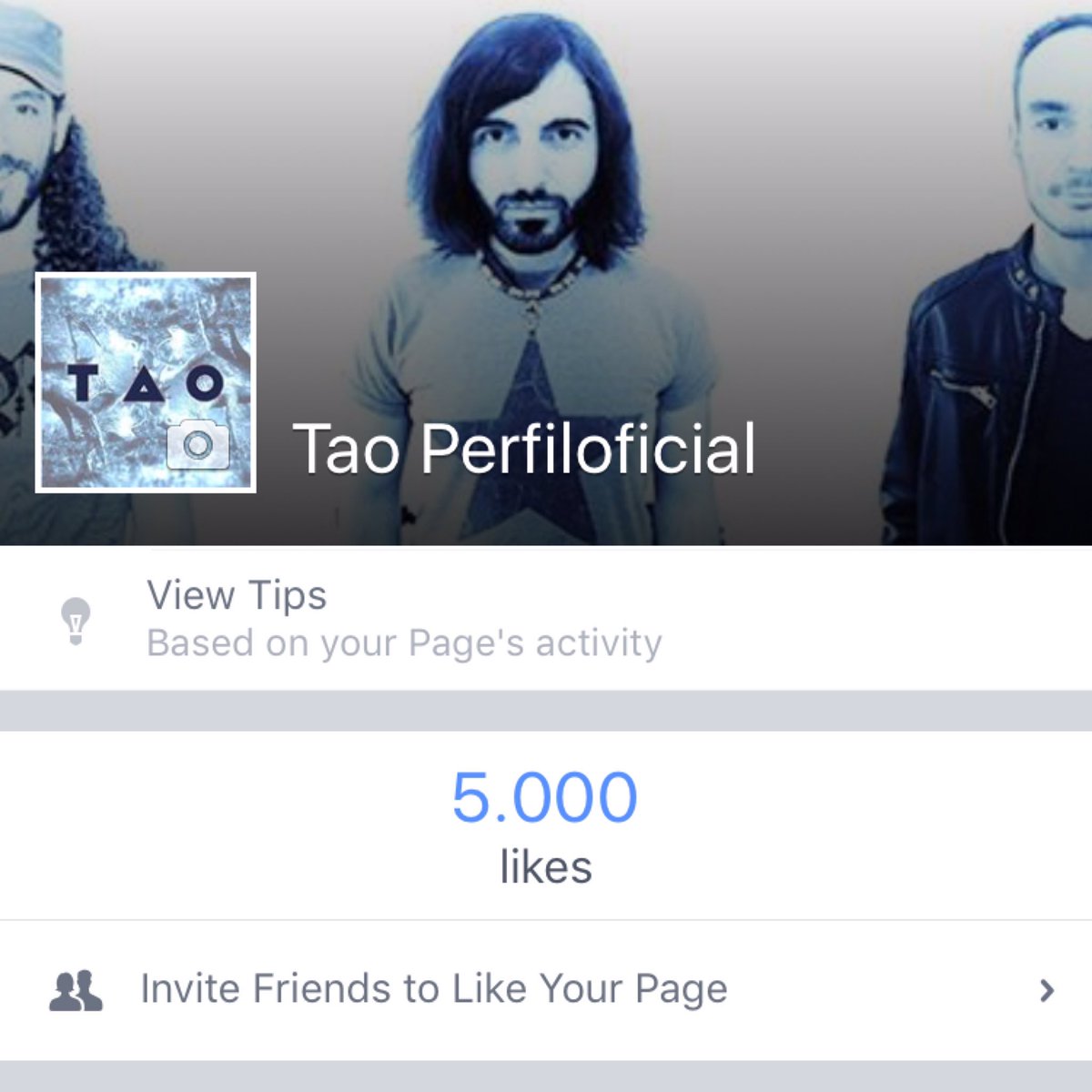 TAOoficial's tweet photo. #5000 #like #tao #facebook #followers #fans #rock #metall #band #thanks #gracias #seguidores 👍🏼 https://t.co/BGVjFaxvbC