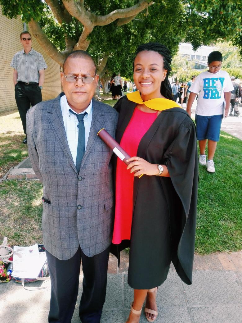 It's been a long road. 
None the less Graduation 2016 down.

Even my old man came through