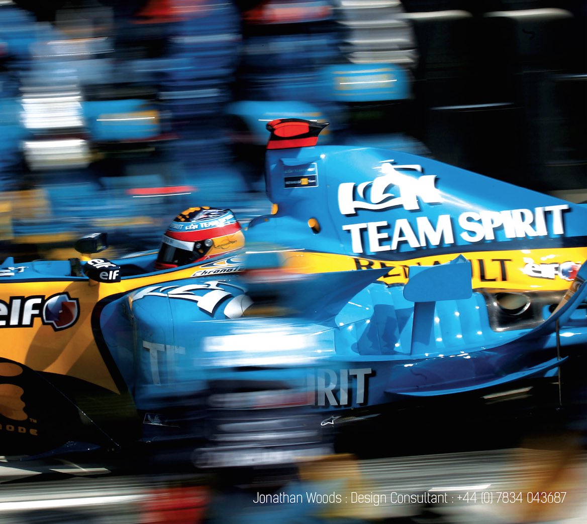 F1 World Champions 10 years ago (when I was head of graphics at Renault F1 team) and those colours have lost none of their appeal #f1design