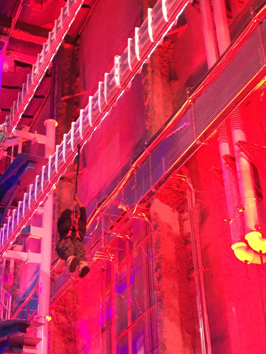 Jessica on the 48' freefall.
You did it jess!