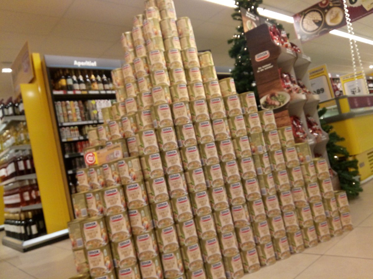 Unox kerstboom bij Jumbo den Blanken Amersfoort.