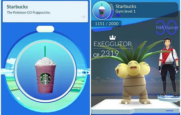 CheckInUrbana's tweet image. Starbucks se alía con Pokemon Go para convertir locales en "gimnasios" y lanzá café especial #CheckInTech