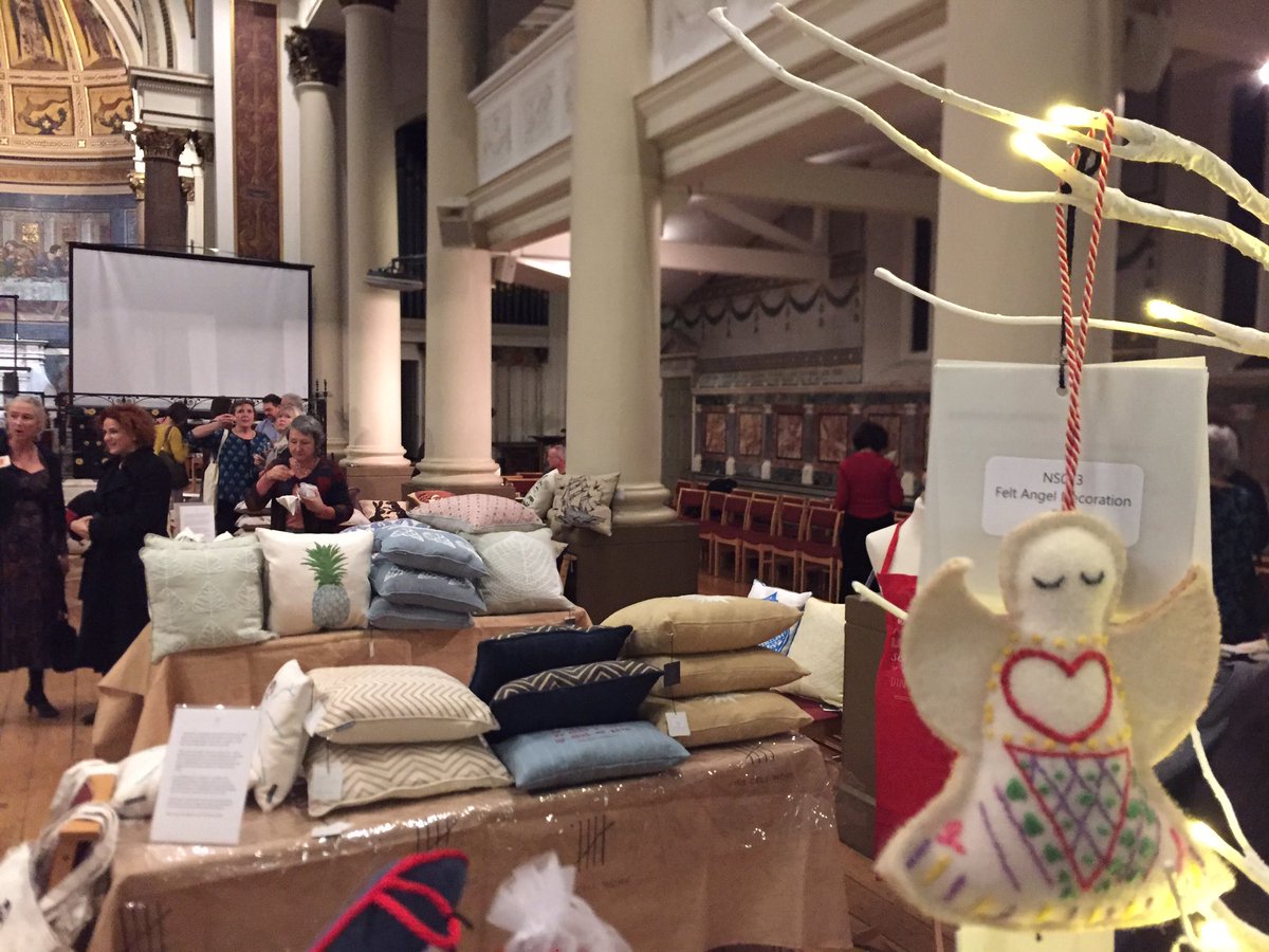 Our friends <a href="/finecellwork/">Fine Cell Work</a> are having a sale <a href="/StPetersNHill/">StPeter'sNottingHill</a> tomorrow #cushions #decorations #xmas