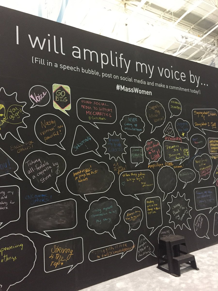 BCGWIB's tweet photo. #bcgwib How will you amplify your voice? @MassWomen https://t.co/rOxlapFna3